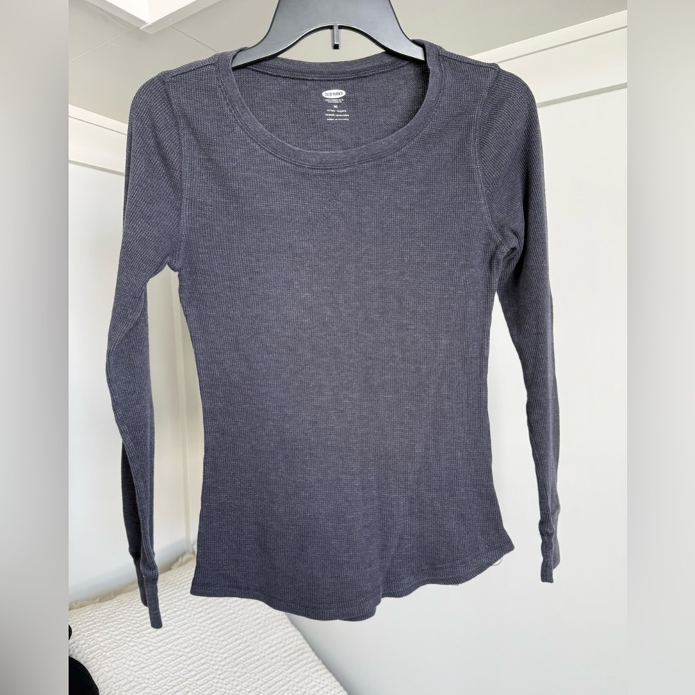 Old Navy Thermal Long Sleeve Medium Bundle of 3 Women's Gray Blue Black - Picture 6 of 9